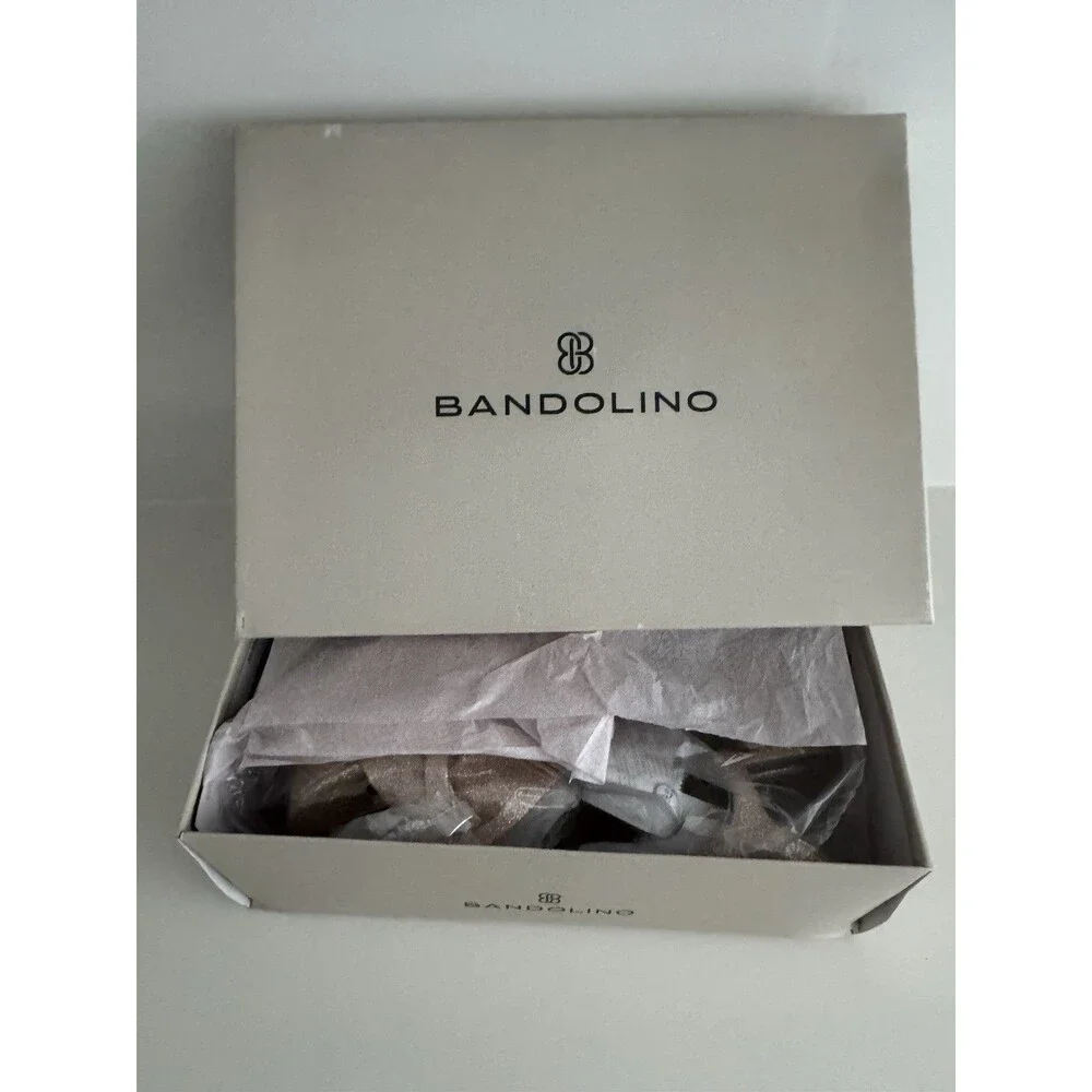 Bandolino Prezley Women's Prezley Heeled Sandal champagne rose Gold size 8.5